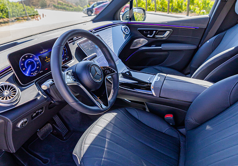 Mercedes-Benz-EQS-450-SUV-06 Mercedes Benz EQS 450+ SUV Front Interior